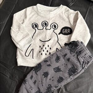 Carter's Child of Mine White Fleece Set